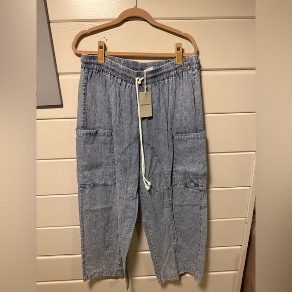 eesome Pants - Denim Jogger Pants with Drawstring. EESOME.  NWT